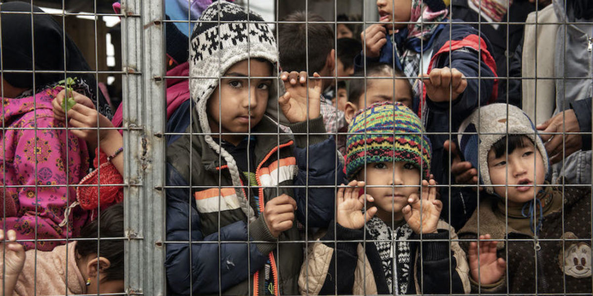 Theirworld Children At Moria Camp On Lesvos