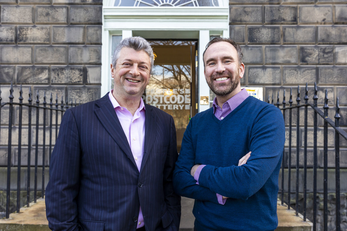 Postcode Lottery David Pullan (L) And Ian Cafferky (R)